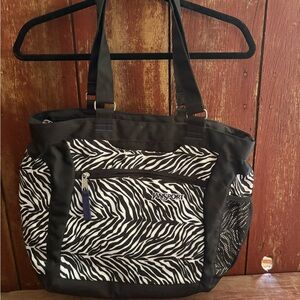 Jansport Zebra Print Tote Bag